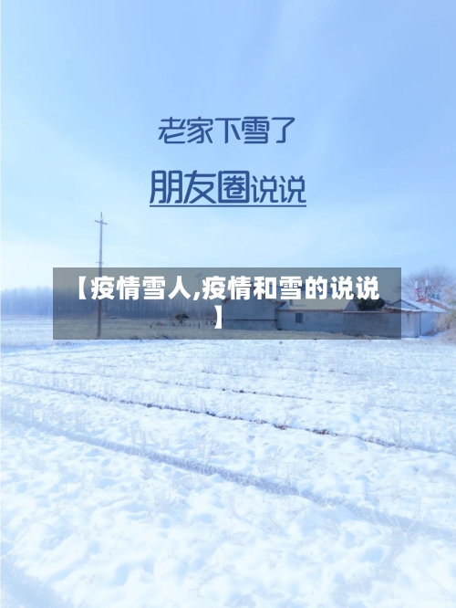 【疫情雪人,疫情和雪的说说】