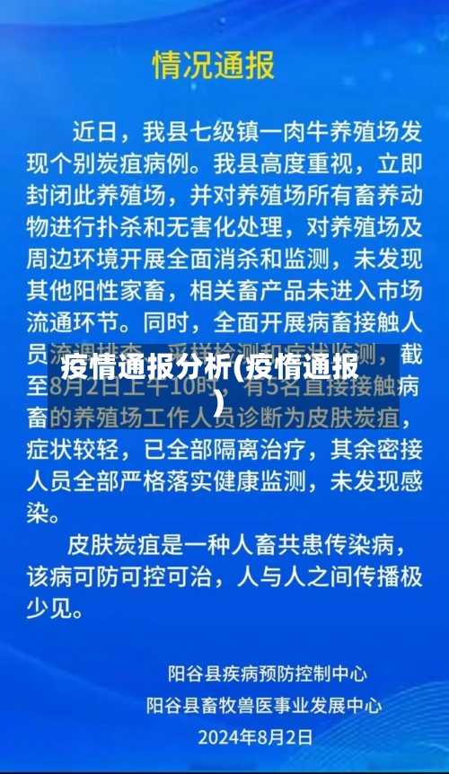 疫情通报分析(疫惰通报)