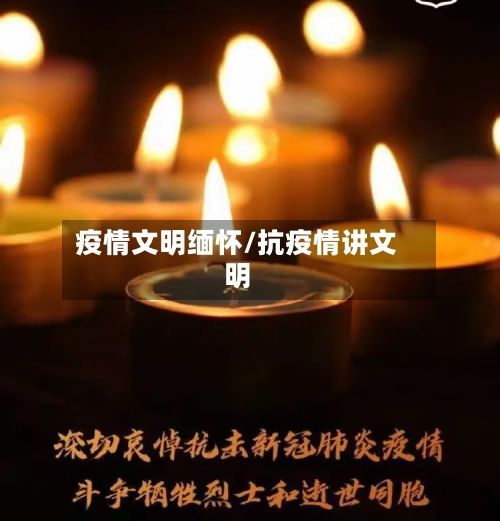 疫情文明缅怀/抗疫情讲文明