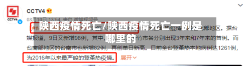 陕西疫情死亡/陕西疫情死亡一例是哪里的