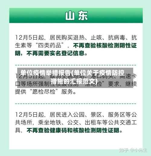 单位疫情举措报告(单位关于疫情防控措施的汇报范文)-第2张图片