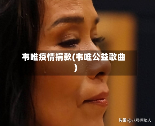 韦唯疫情捐款(韦唯公益歌曲)