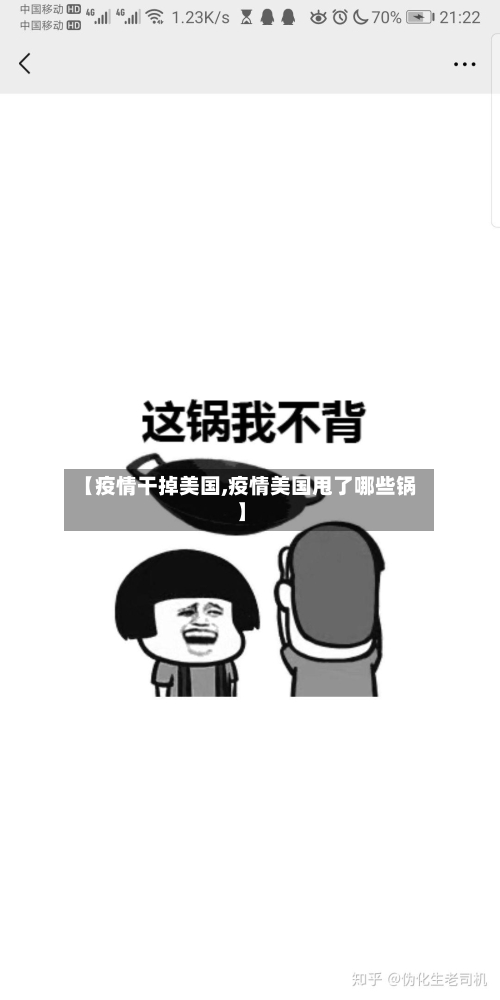 【疫情干掉美国,疫情美国甩了哪些锅】-第2张图片